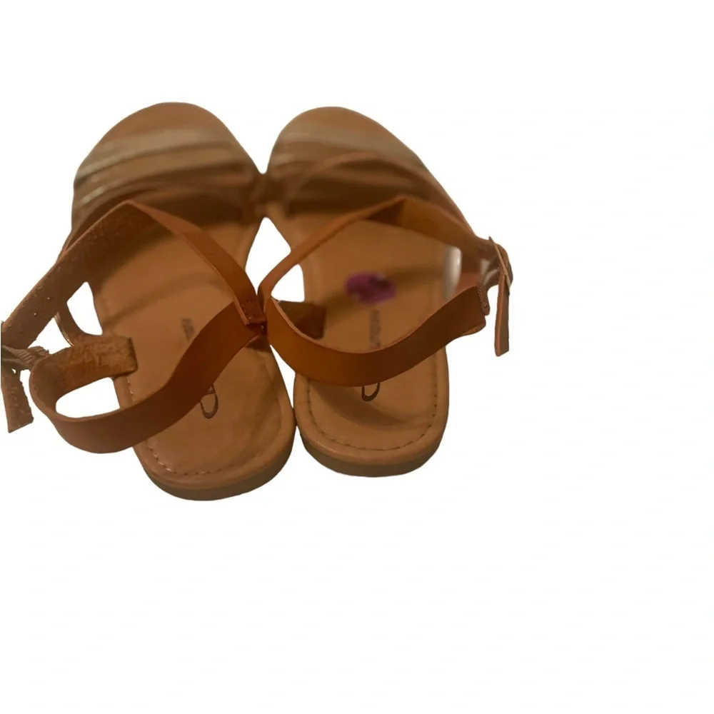 C.L. Launday Metallic Silver, Metallic Gold, and Metallic Bronze SandalsSize 6.5